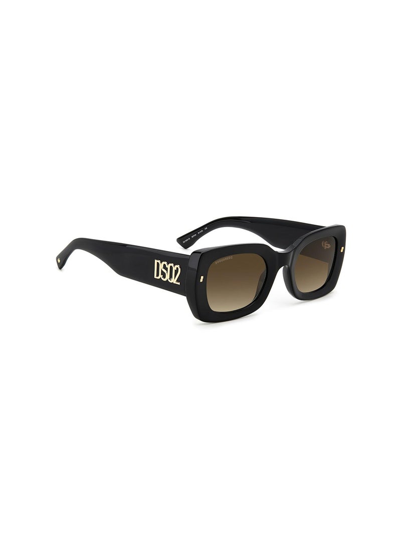 DSQUARED2 Dsquared2 D2 0061/S 0807‑HA Men’s Rectangular Sunglasses – 51 mm Brown Gradient Lens – UV400 Protection  - Image 4