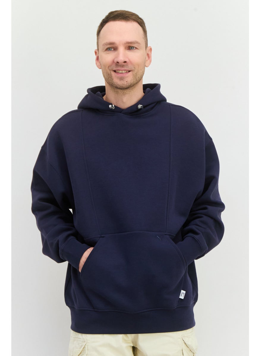 Puma x Select Men Sportswear Fit Long Sleeve Outdoor Sweatshirt, Navy  - Image 1