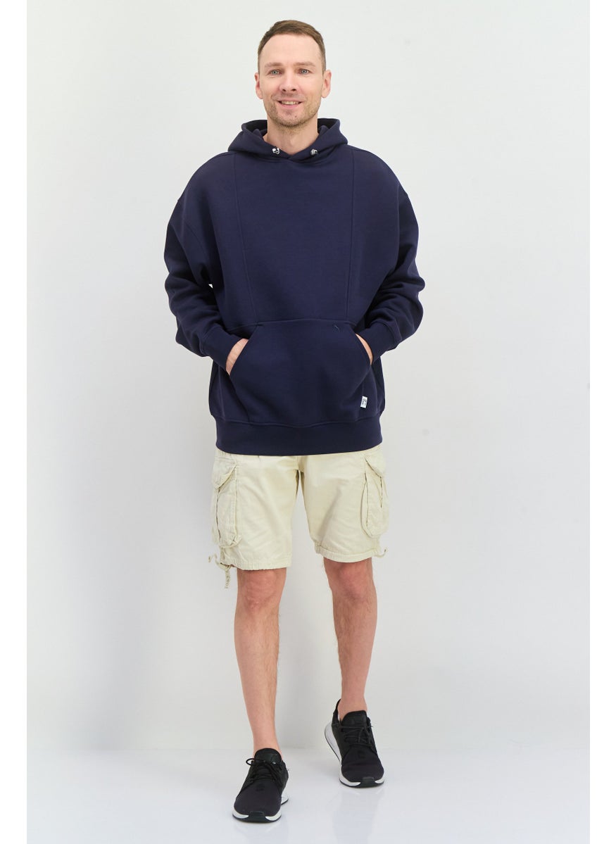Puma x Select Men Sportswear Fit Long Sleeve Outdoor Sweatshirt, Navy  - Image 3