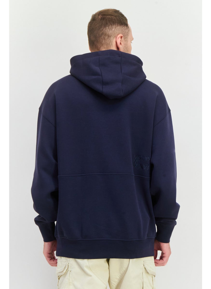 Puma x Select Men Sportswear Fit Long Sleeve Outdoor Sweatshirt, Navy  - Image 2