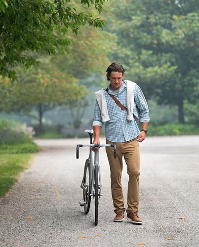 Chaps جوارب كتان رايون للرجال من تشابس - مجموعة ألوان صلبة متنوعة وشرائط حقيقية، كاكي (3 أزواج)، مقاس الحذاء: 6-12 - Image 5