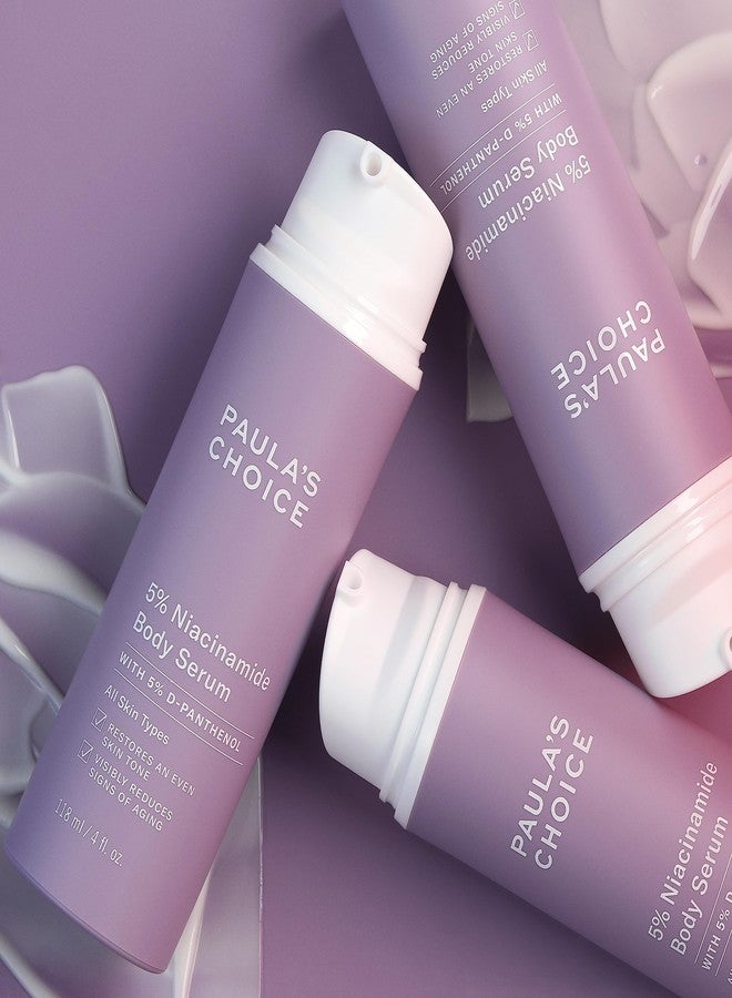 PAULA'S CHOICE علاج الجسم من باولا's تشويس 5% نياسيناميد مع فيتامين ب3 و ب5، لوشن لتصبغ، احمرار، تجاعيد و لون غير متساوي على الصدر، الذراعين و الساقين، خالي من العطور، 4 أونصة سائلة. - Image 2