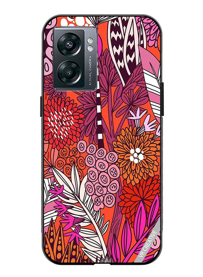 VR CREATIVE Protective Case Cover For OnePlus Nord N300 Flowers Design Multicolour - Image 1