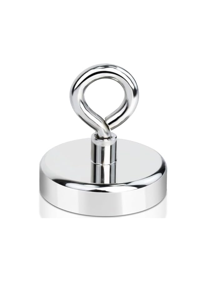 promass Magnetic Hooks Extra Strong 150kg Neodymium Magnets with Hooks 60mm Magnetic Hooks Punch-Free for Hanging Keys Hats Tools Whiteboard Crafts Kitchen refrigerator Bathroom Garage Office - Image 2