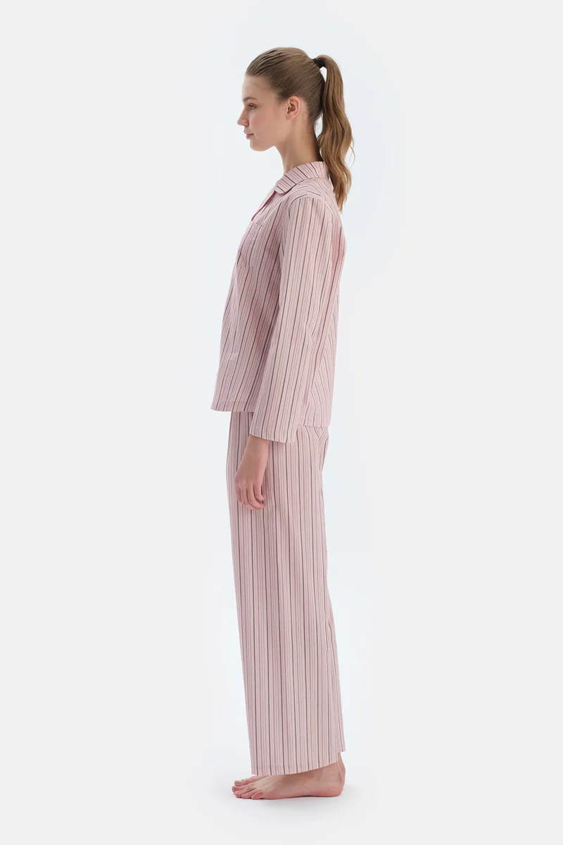 dagi Striped Trousers Viscose High Rise Regular/Classic Fit Sleepwear