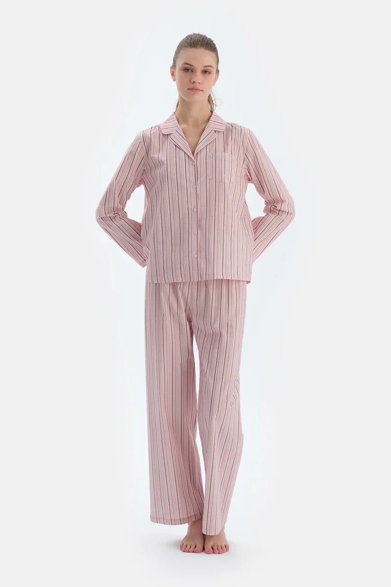 dagi Striped Trousers Viscose High Rise Regular/Classic Fit Sleepwear