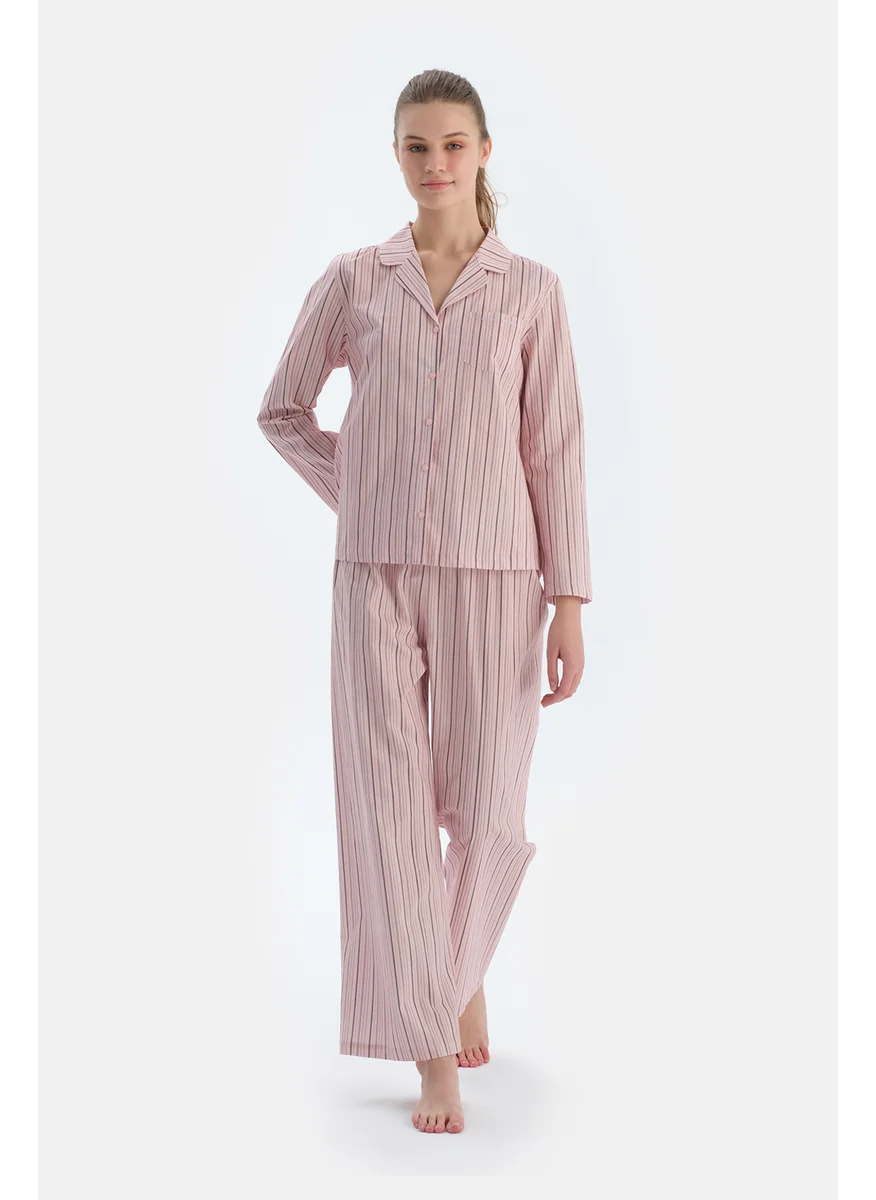 dagi Striped Trousers Viscose High Rise Regular/Classic Fit Sleepwear