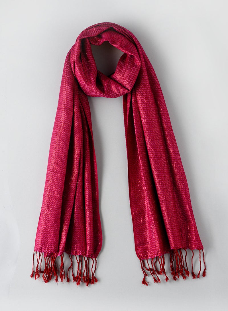 Glamz Women Off Magenta Scarf size 70x180cm - Image 1