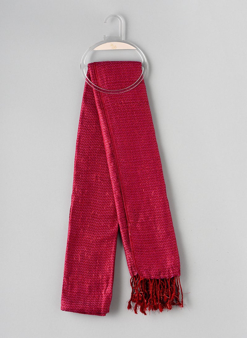 Glamz Women Off Magenta Scarf size 70x180cm - Image 2
