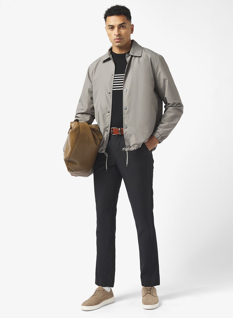 BRAVE SOUL Lightweight Coach Bomber Jacket - Image 4