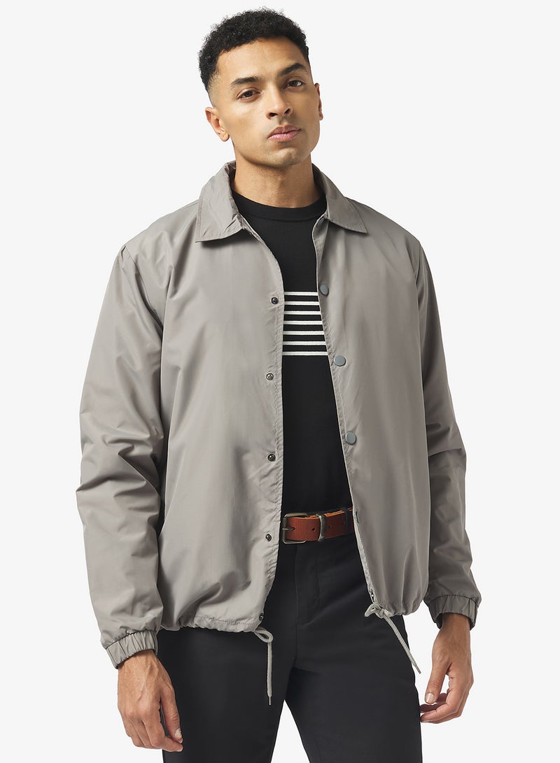 BRAVE SOUL Lightweight Coach Bomber Jacket - Image 1