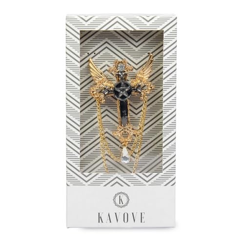 Kavove Sword of Heaven Golden Colour Brooch - Image 5