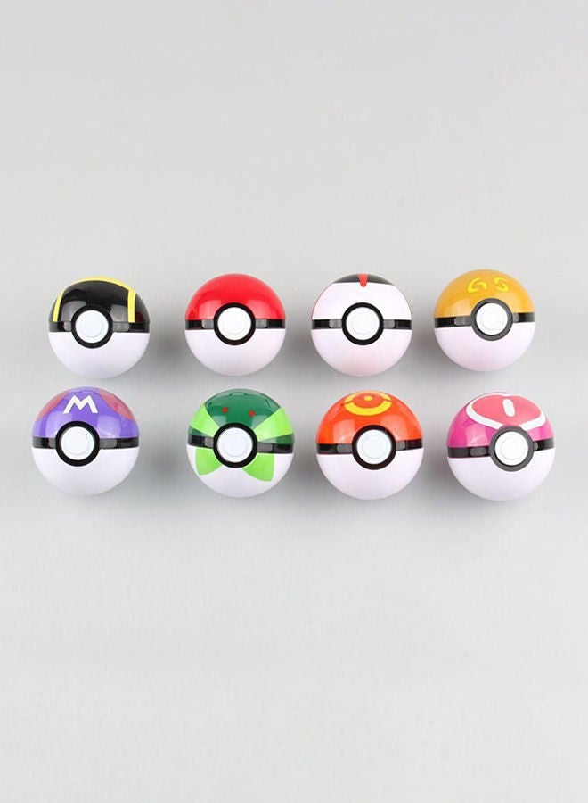 NIBEMINENT 8-Piece Pokemon Elf Ball Set - Image 3