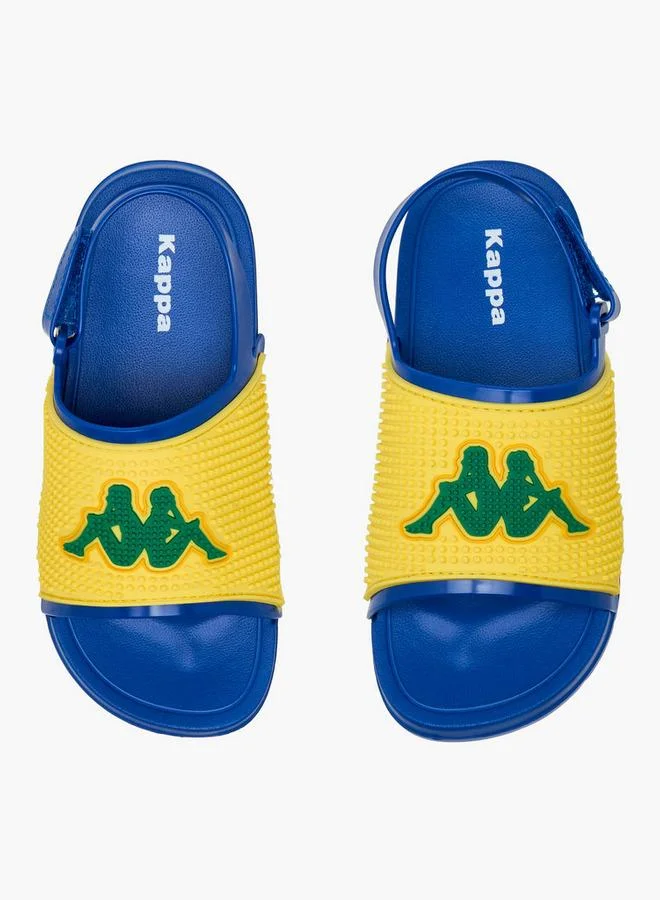 Kappa Slides With Hook & Loop, Logo Detail
