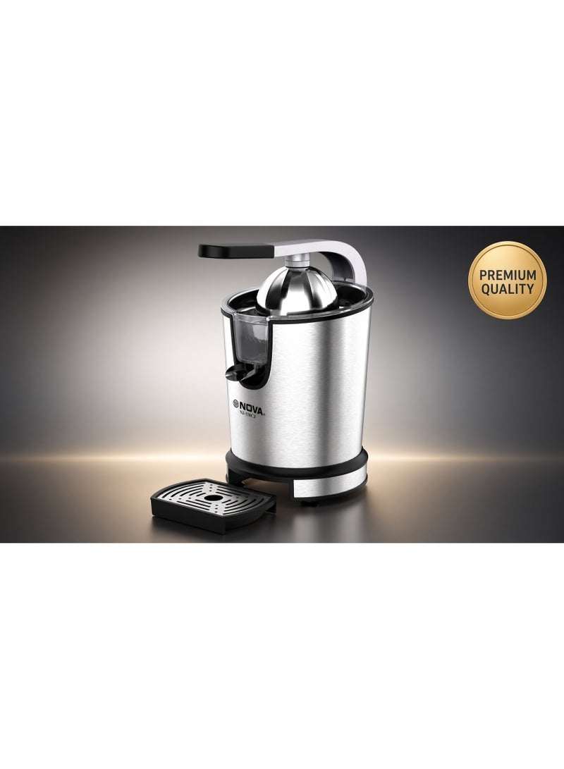 NOVA NJ-538CJ Electric Citrus Juicer, Stainless Steel Automatic Orange & Lemon Juice Extractor - Image 5