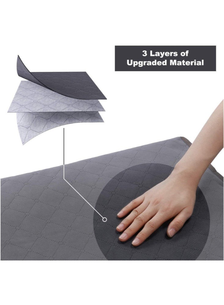 YelaJoy Storage Bags, Large Capacity, 3-Pack Extra Thick Fabric Organizers, with Reinforced Handles & Sturdy Zipper for Comforters, Blankets, Seasonal Clothes, Bedding (Black) - Image 4