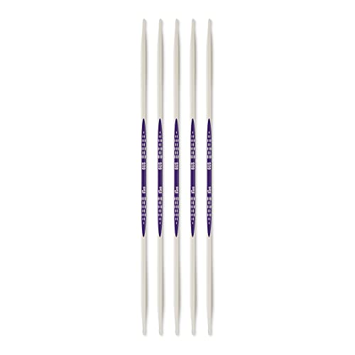 PRYM Pyrm Ergonomics 8-Inch Double-Point Knitting Needle, Size 6 (5-Pack) - Image 2