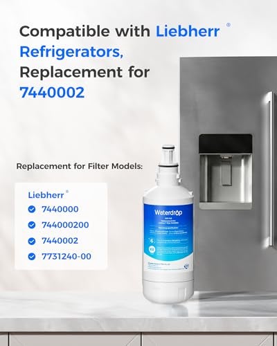 Waterdrop 7440000 Filter Replacement for Liebherr 7440000 744000200 7440002 Reduce Chlorine Bad Taste Easy to Install Refrigerator Water Filter - Image 3