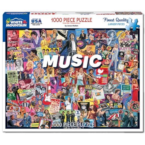 White Mountain Puzzles Music - 1000 Piece Jigsaw Puzzle - Image 2