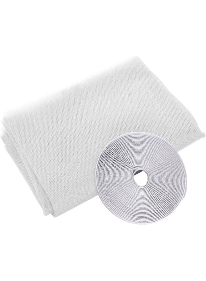 NIBEMINENT Window Mosquito Net White - Image 3