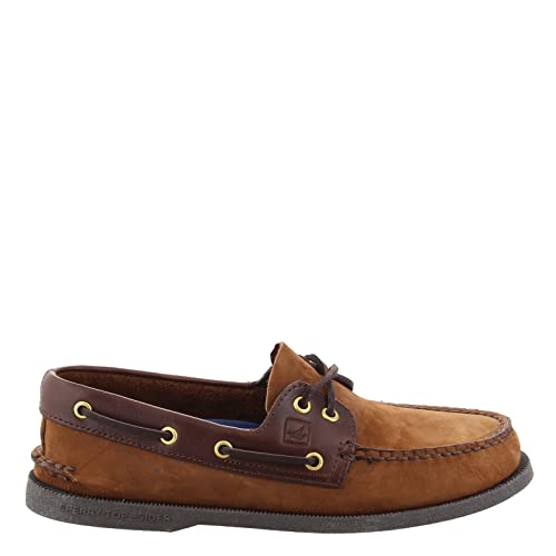 Sperry Men's Authentic Original 2-Eye Boat Shoe, Brown/Buc Brown, 10.5 M - Image 4