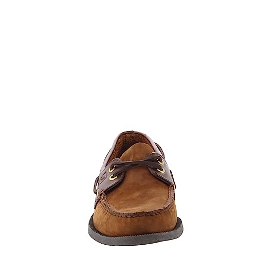 Sperry Men's Authentic Original 2-Eye Boat Shoe, Brown/Buc Brown, 10.5 M - Image 5