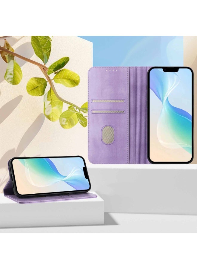 عام غطاء محفظة لريلمي نارزو 80X مع حامل بطاقات - نمط كلاسيكي، حجب RFID، غطاء جلدي قابل للطي، مقاوم للصدمات، مع حامل. - Image 4