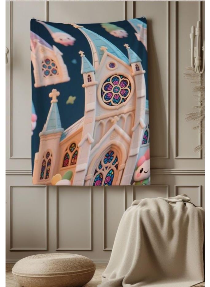 عام بطانية رقيقة من الفانيلا الكرتونية للأطفال والرضع (دافئة ومريحة، ومناسبة للنوم والألعاب) 70 سم * 100 سم - Image 3