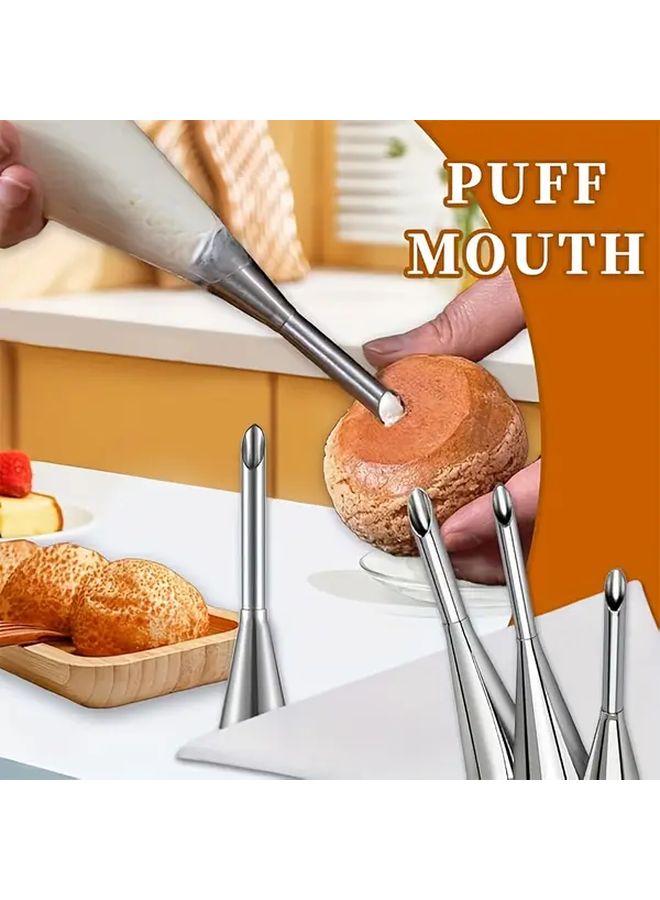 طقم تزيين الكيك الثقيل من البلاستيك BHDPFZ53 مع 53 قطعة مرقمة و أنبوب - Image 5