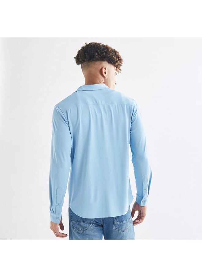 FAV Solid 4-Way Stretch Shirt  - Image 3