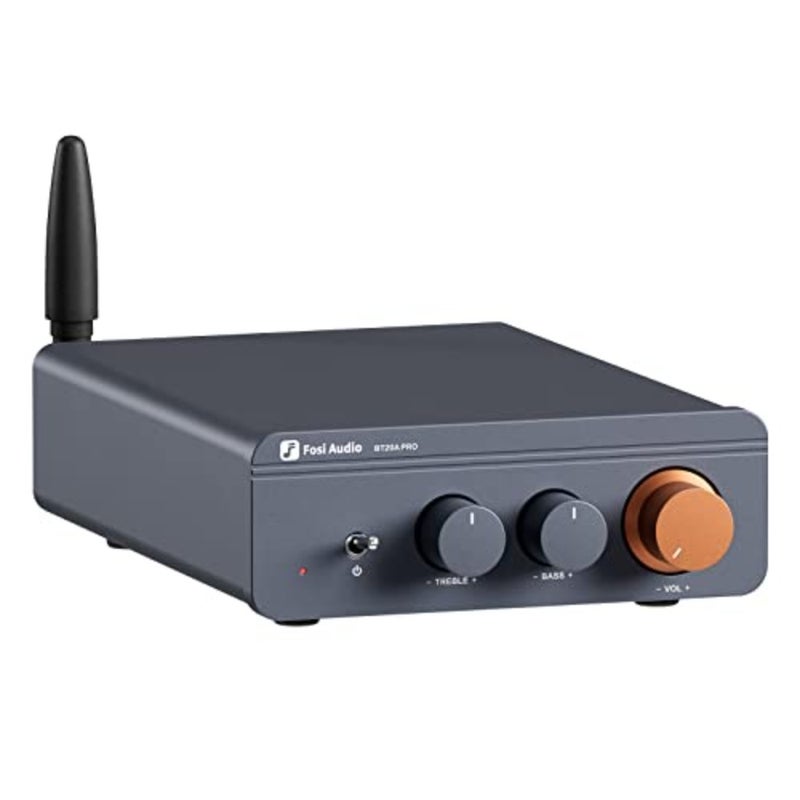 BT20A Pro 300W x2 TPA3255 Bluetooth 5.0 Home Audio Stereo 2 Channel Amplifier Receiver Mini Hi-Fi Class D Upgraded Integrated Amp for Speakers with Bass Treble Control - Image 1