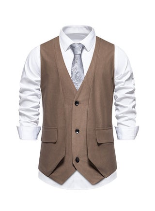 New Retro V-Neck Fake Two Piece Vest - pzsku/Z54A88FAF71A5BAFE0221Z/45/_/1730708619/657a6784-dcd6-4e44-b03a-0db145f8f9c3