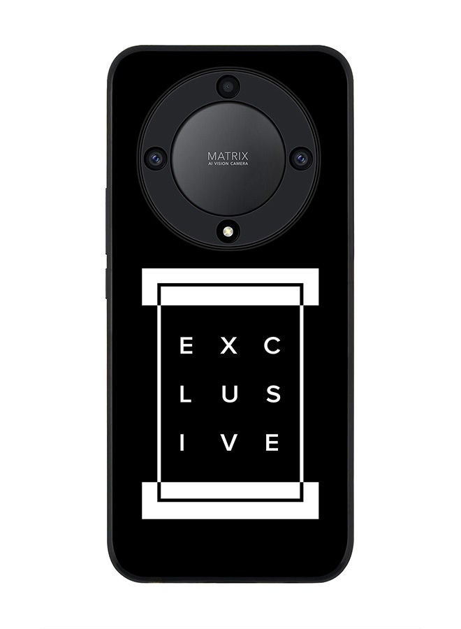 Stylizedd Rugged Black edge case for Honor X9a 5G Slim fit Soft Case Flexible Rubber Edges Anti Drop TPU Gel Thin Cover -  Exclusive - Image 1