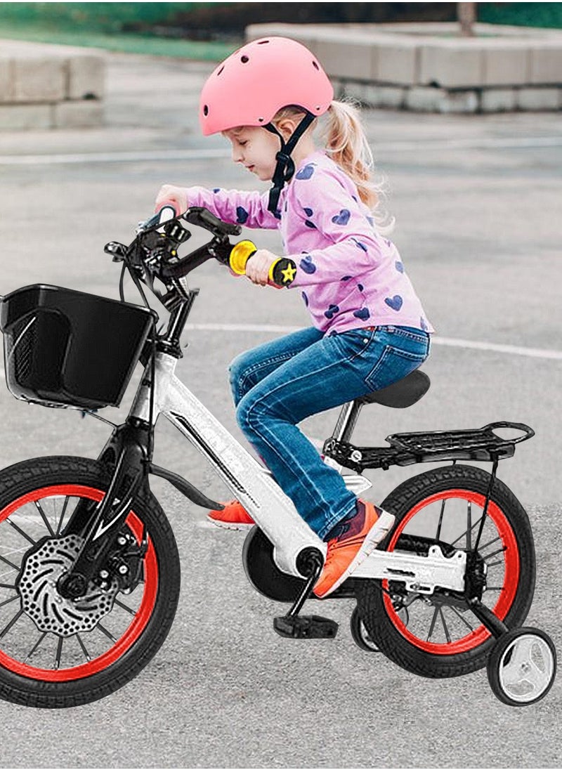 JIANER Kids Bike 14/16/18 inch Magnesium Alloy Bicycle, with Adjustable Handlebars, Removable Basket and Seat Height Lightweight Durable Bike, cycle for Boys and Girls 3-10 Years  - Image 3