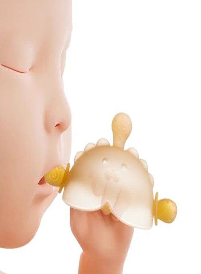 Dec Kitchenpro Baby Teething Toys Soothing Silicone Teether(Yellow) - Image 3