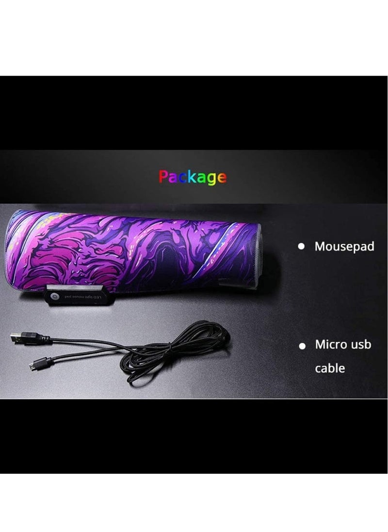 Generic - Hyper Beast RGB Mouse Pad ,Large Gaming Mouse Pad ,  Lighting Modes ,80 CM x 30 CM - Image 1