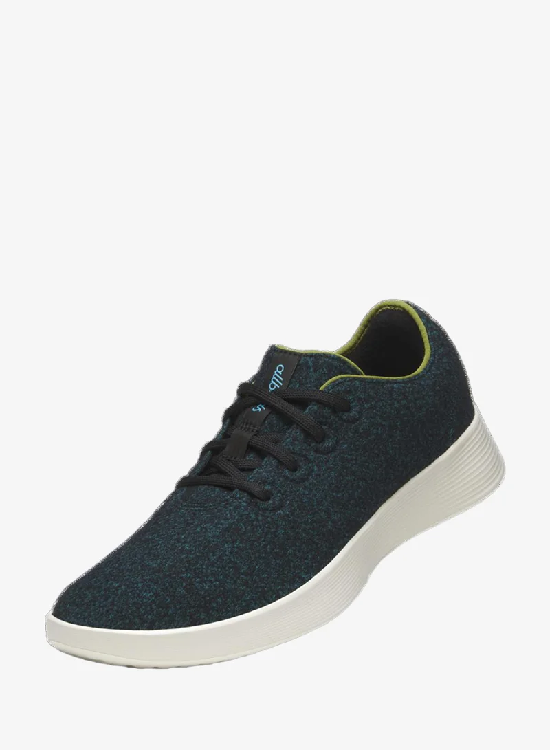 Men's Wool Runner Go - Chasm Teal/Natural Black (Stony Cream Sole)