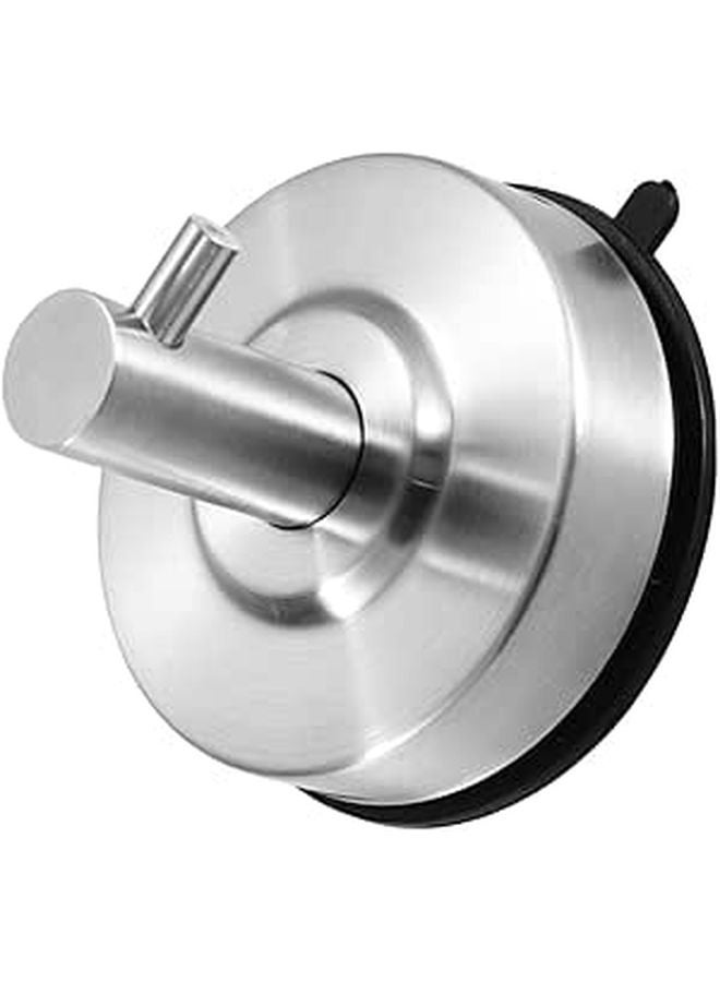 304 Stainless Steel Suction Cup Hooks Strong Vacuum Hold Towel Robe Hangers For Bathroom Kitchen Wall Storage - Image 1