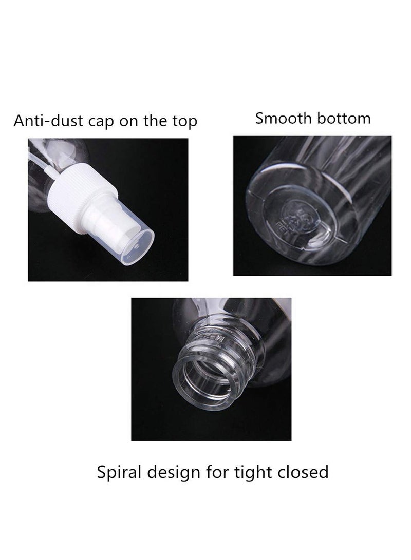 10 Fine Mist Spray Bottle Clear Plastic Mini Spray Bottle for Essential Oils, Makeup & Perfume - 10ml/0.3oz  - Image 2