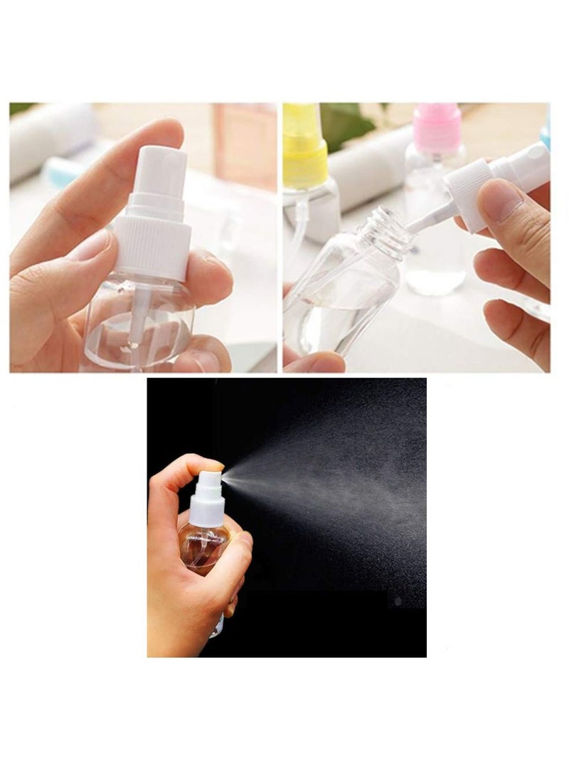 10 Fine Mist Spray Bottle Clear Plastic Mini Spray Bottle for Essential Oils, Makeup & Perfume - 10ml/0.3oz  - Image 3