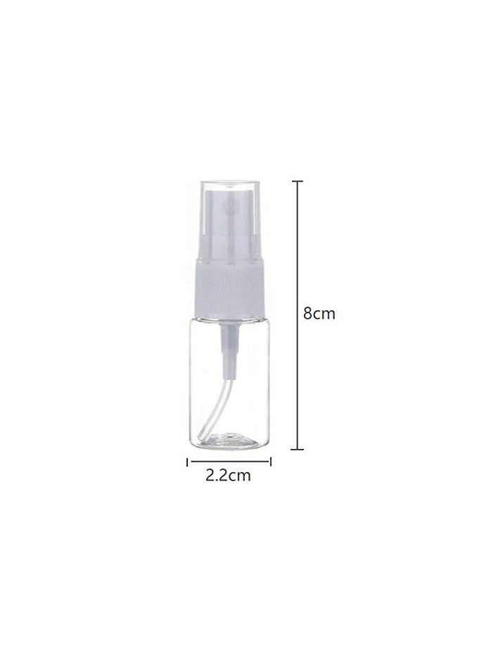 10 Fine Mist Spray Bottle Clear Plastic Mini Spray Bottle for Essential Oils, Makeup & Perfume - 10ml/0.3oz  - Image 5
