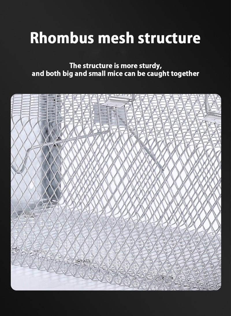 LOOPITYS Rat Trap,Humane Mouse Trap Indoor、Outdoorfor Home, Small Rodent Chipmunk Trap and Other Live Animal Cage Catch and Release - Image 5