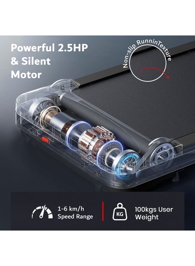 Sparnod Fitness STH-3002 Home Use Walking Pad & Treadmill | Compact, Ultra-Slim, Ready To Use | Shock Absorption | Led Display | Manual Incline | 100 Kg Capacity - Image 3