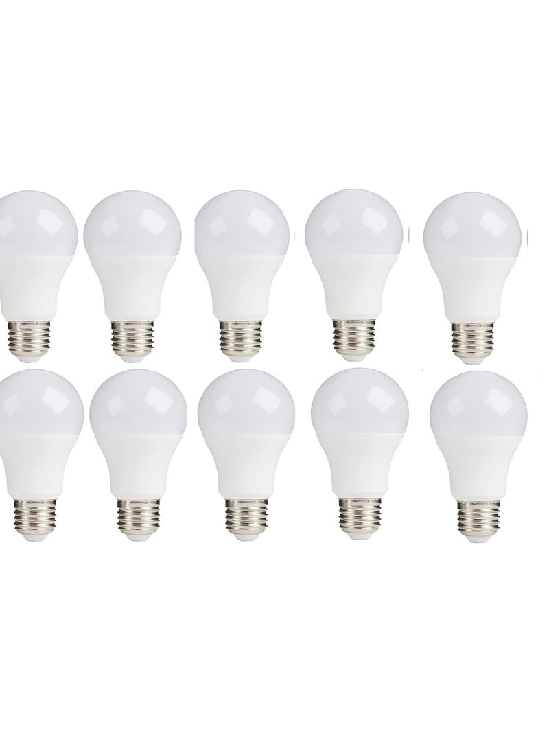 9 watt LED bulb - E27 screw cap - provides all lighting uses inside the house - (white lighting) (10), 9.0 watts  - Image 1