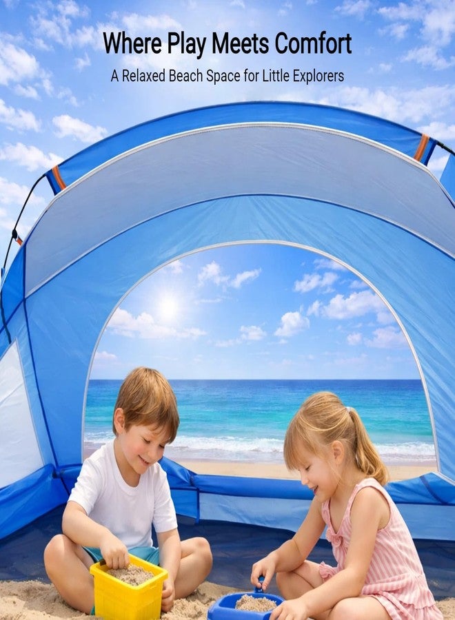 Etto Mini Beach Tent for 1-2 People, Baby Tent with UPF 50+ UV Protection, Portable Sun Shelter with Carrying Bag, Lightweight & Easy Setup, Perfect for Baby and Family Beach Days - Image 3