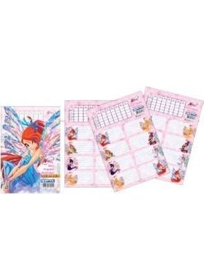 Gıpta Winx Fairy Curriculum School Label 16 X 24 - 3 Pcs - 3239 