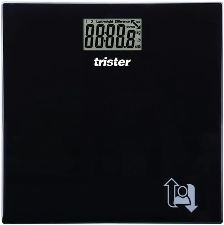 تريستر ميزان الحمام الإلكتروني من تريستر باللون الأسود: TS3092AT - Image 1