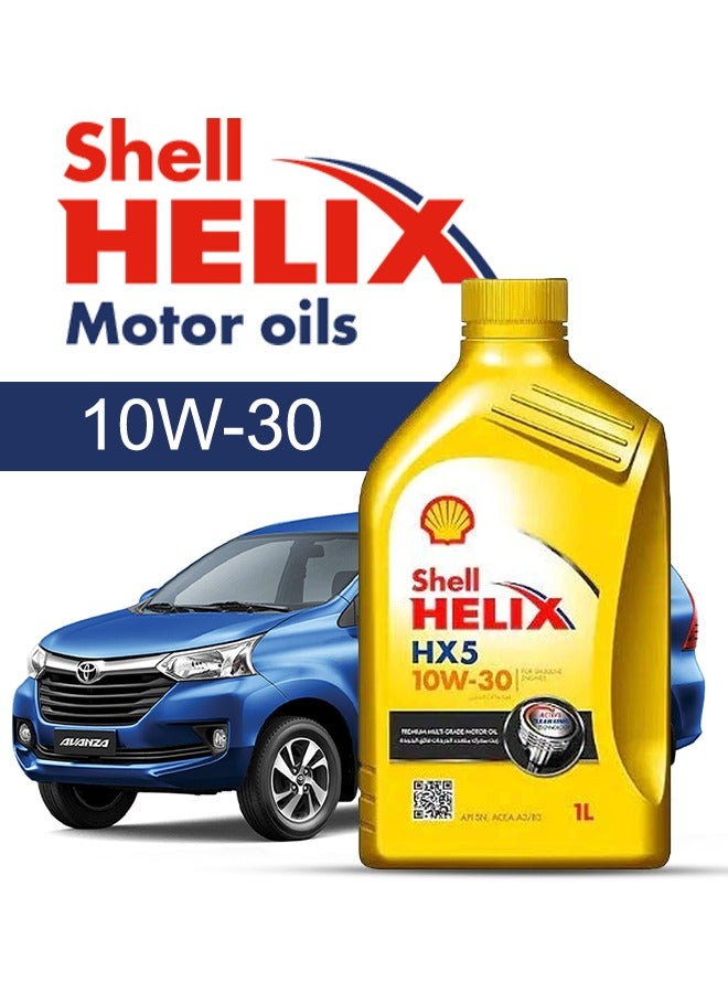 Engine Oil – For TOYOTA Avanza V4 2018 - 2006, 4 Liter, 10w30 Shell - With Engine Oil Filter, Mobile Car Oil Change Service