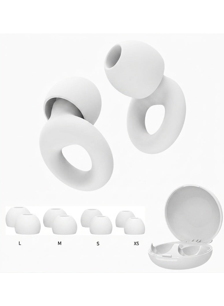 RADIANCES Quiet 2 Ear Plugs – Ultra-Comfy Reusable Noise-Reducing Earplugs For Sleep, Deep Focus, Travel, Noise Sensitivity | Flexible Hearing Protection | Customizable Fit | 24dB (SNR) Noise Reduction - Image 1
