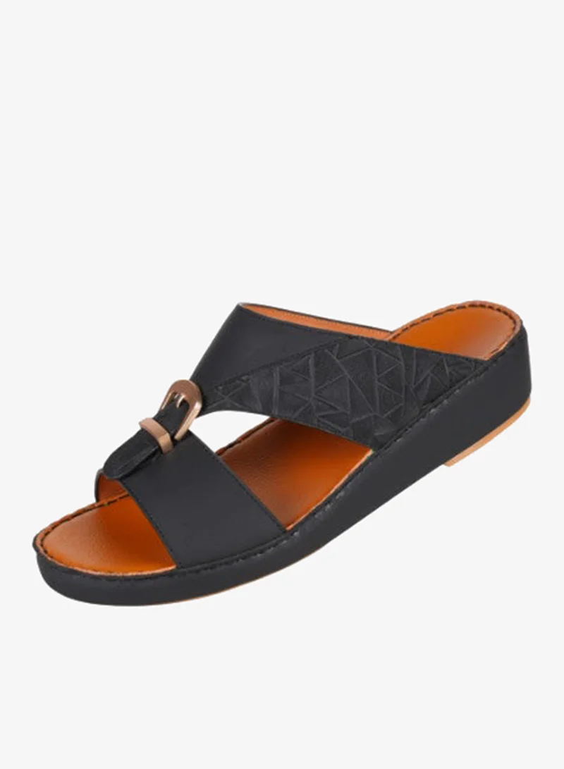 008-3736 Barjeel Uno Men Arabic Sandals BS 25 Black